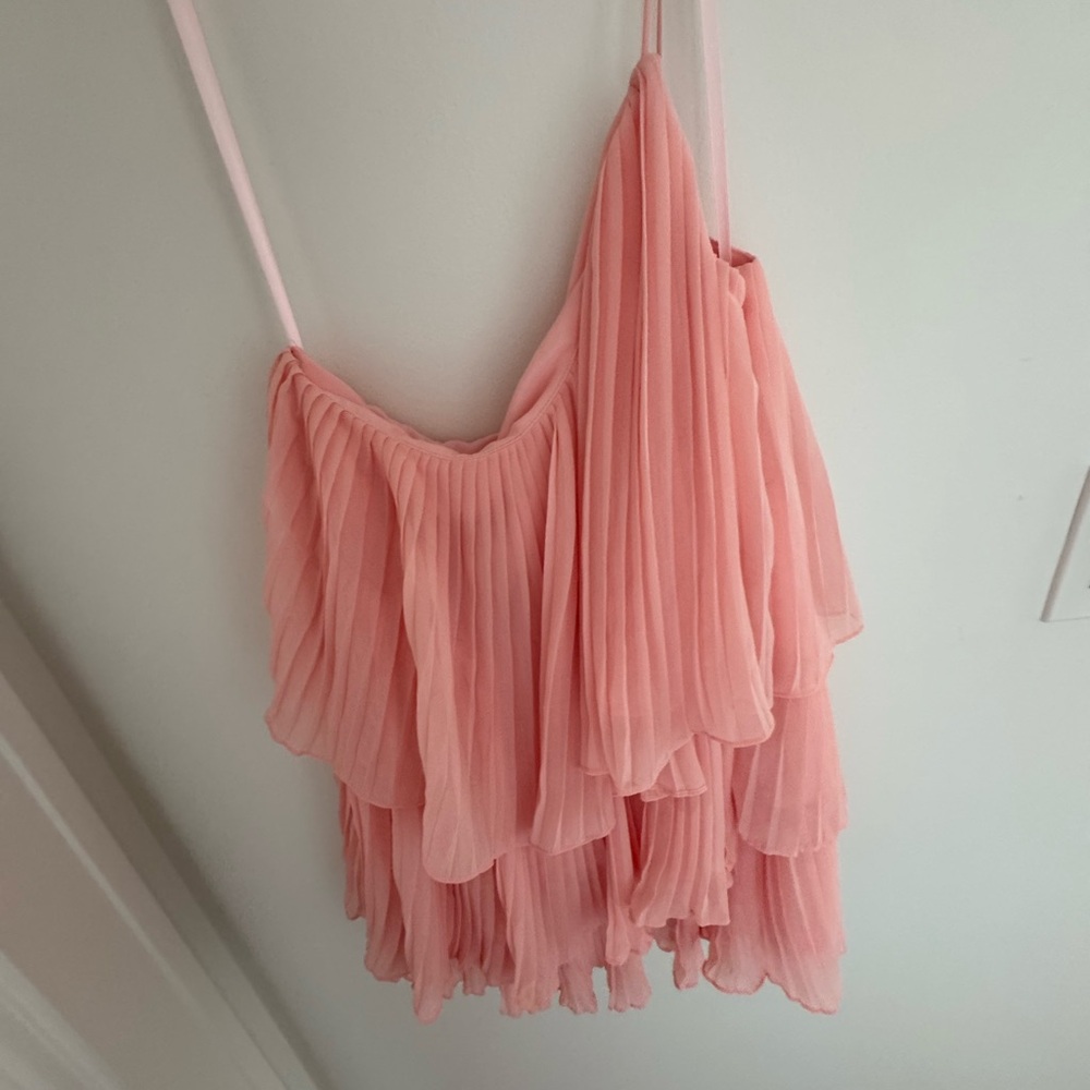 NBD Pink Asymmetrical Dress